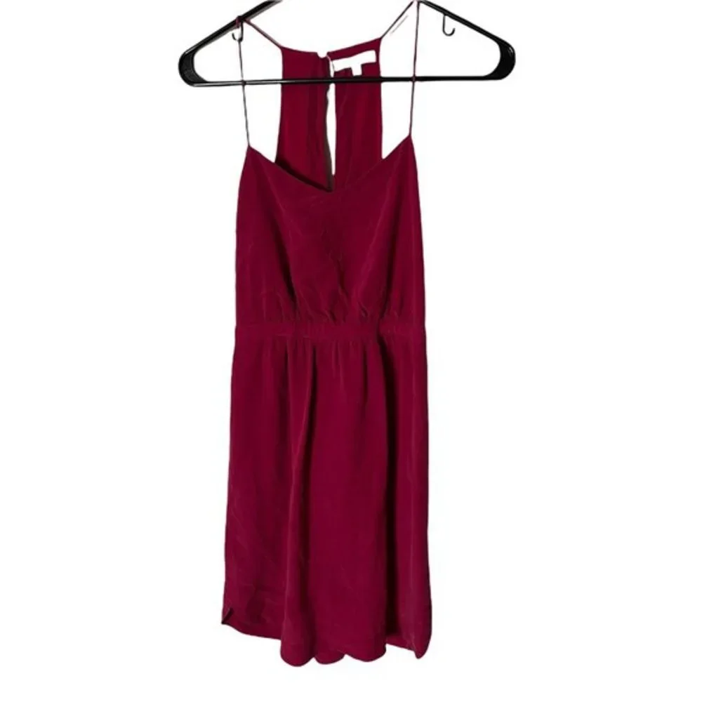 Madewell Silk lining Spaghetti Strap Summer Dress Size 0 - Picture 3 of 4